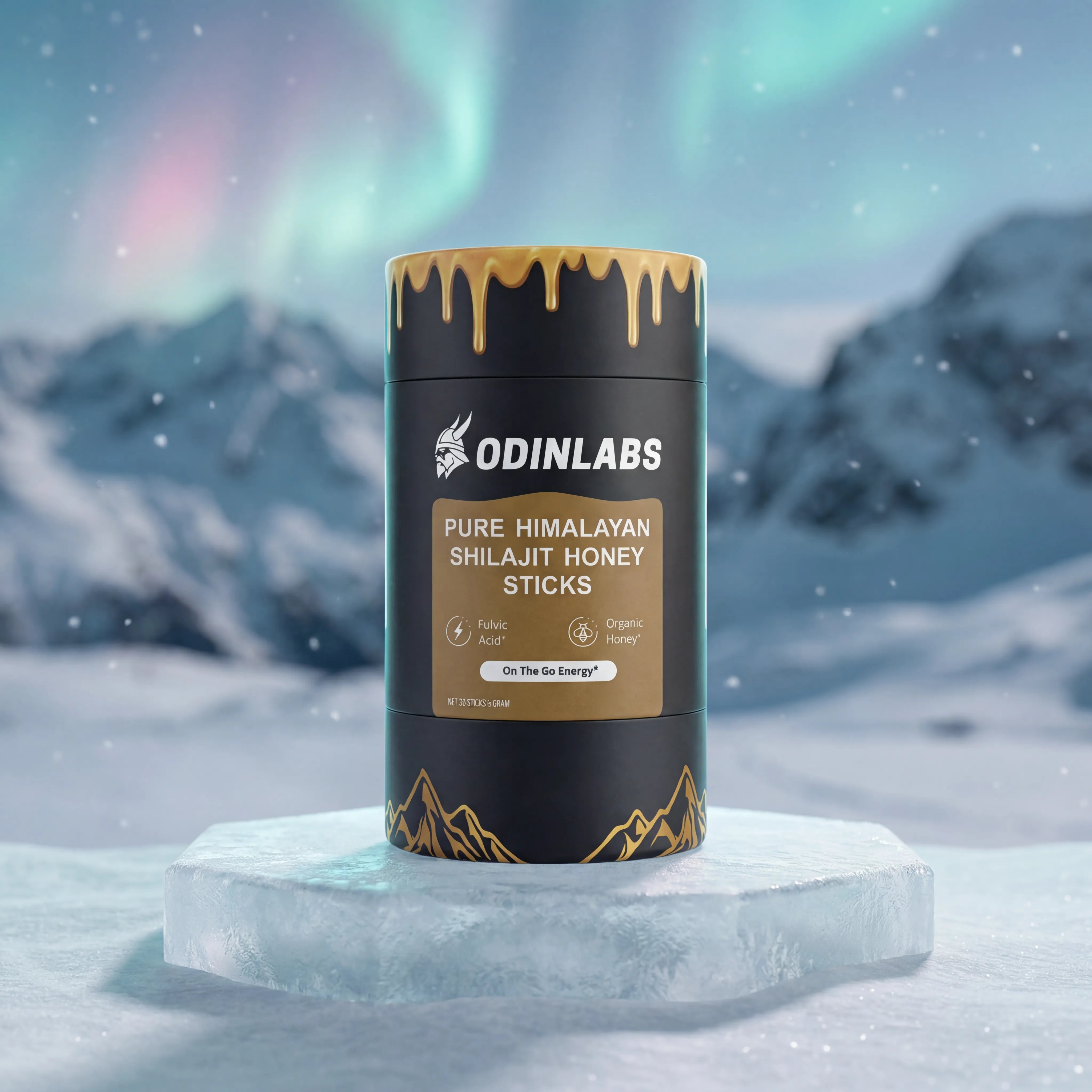 OdinLabs® | Himalayan Shilajit Honey Sticks — On-the-Go
