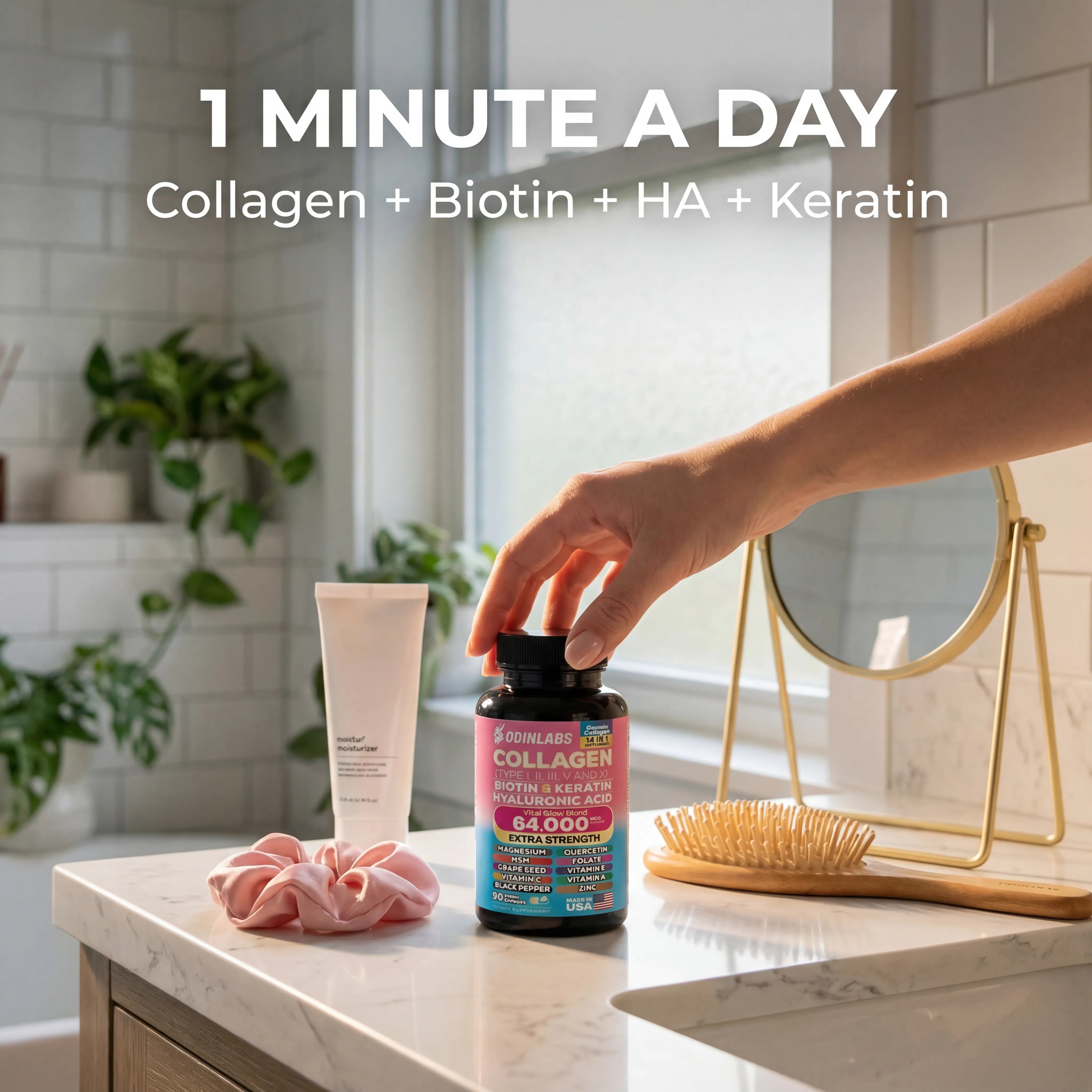 OdinLabs® | Collagen Glow Complex — 14-in-1 Capsules